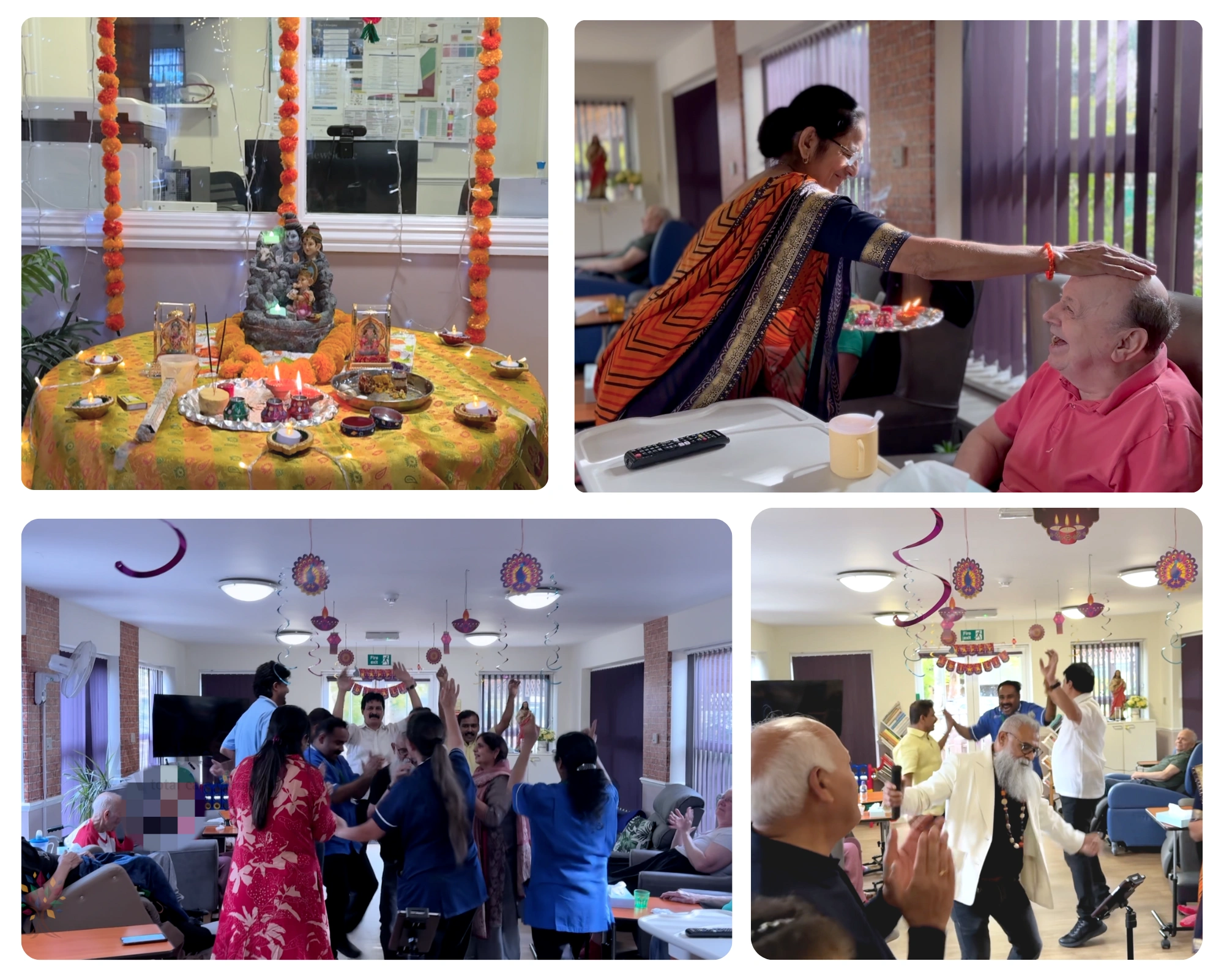 Care setting at Woodlands Total Care Nursing Home, Ilford, London